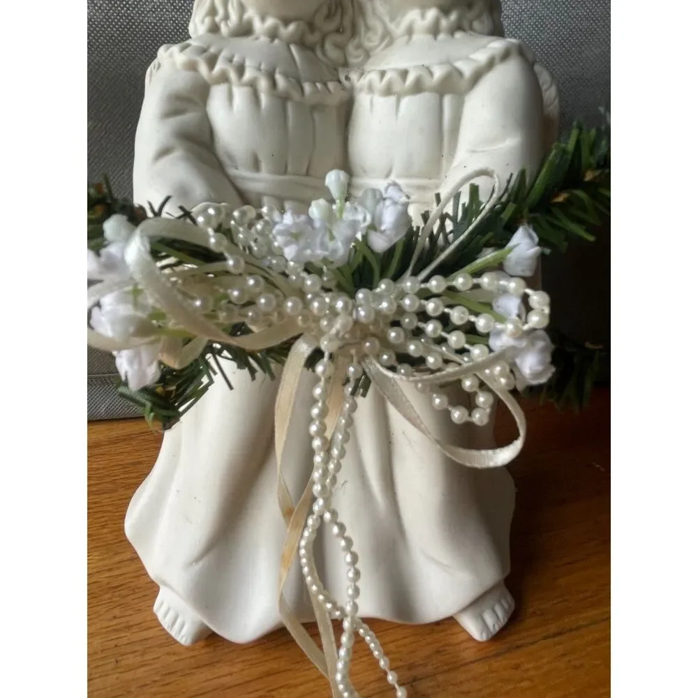 Vintage 1997 Angel Choir Candle Holder 9